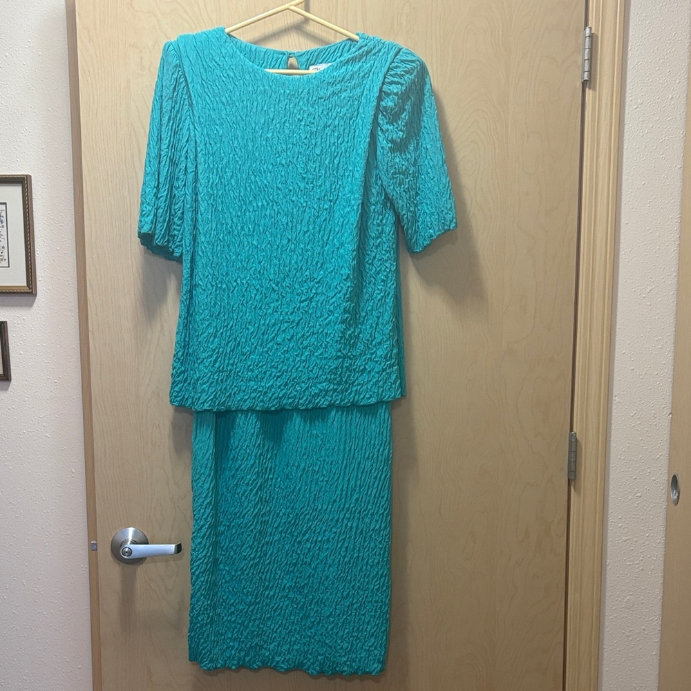 Elegant Teal Dress